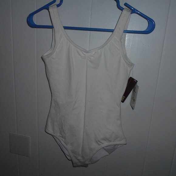 White Bloch Leotard-  Med or Lg Adult- NWTag - Picture 1 of 2